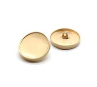 10Pcs 18-25mm, Black, Gold, Silver Metal Buttons, Suitable for Coats, Sweaters, Windbreakers, Etc., Sewing Accessories,25mm
