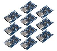 10pcs 18650 Lithium Battery Charging Board Type C Charging Board 5V 1A with Protection Dual Functions TP4056 Lithium Battery Charge Module