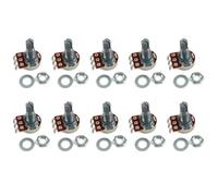 10PCS 18mm Metal Guitar Pots Musical Instrument Component Suitable For Precisions Sound Adjustment On Guitars And Basses Tone Adjustment Knobs