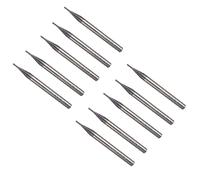 10pcs 1mm 4 Flutes Milling Cutter Tungsten Carbide End Mill CNC Tool