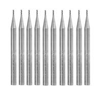 10pcs 1mm HRC58 3 Flutes End Mill Cutter Tungsten Carbide CNC Milling Cutter Tool for Aluminum