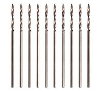 10Pcs 1Mm M35 Triangle Shank Hss-Co Cobalt Twist Drill Spiral Drill Bit Set Excellent Quality