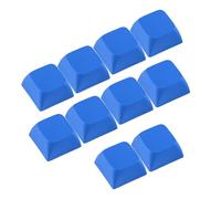 10PCs 1U XDA Profile Keycap Set Multi Color PBT Blank Keycaps Mechanical Keyboard Installation Stylish Keycaps