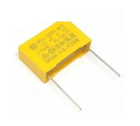 10PCS 1uF capacitor X2 capacitor 275VAC 105 Pitch 15mm X2 Polypropylene film capacitor 1uF 275V105 BIANMTSW