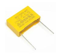 10pcs 1uF capacitor X2 capacitor 275VAC 105 Pitch 15mm X2 Polypropylene film capacitor 1uF 275V105 MQXFCZUX