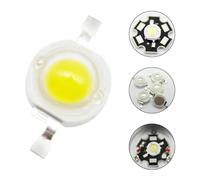 10Pcs 1W 3W High Power LED Chip Lamp Bulb 110-120LM Bead Line Emitter Diode White Red Green Blue Yellow DIY Led Light Decoration,Warm White,1W