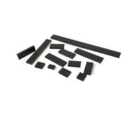 10Pcs 2.0mm Single Row Female 1x2/3/4/5/6/7/8/10/20/40 Pin Header Connector 2mm Pitch Strip For Arduino PCB(5P)
