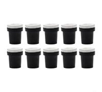 10pcs 2-3.5mm Sandblast Nozzles Ceramic Liner Tips for 5 Gallon Sandblasting Pot for Replacement Black White(3mm)