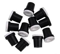 10pcs 2-3.5mm Sandblast Nozzles Ceramic Liner Tips for 5 Gallon Sandblasting Pot for Replacement Black White(3.5mm)