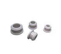 10pcs 2.5-12mm Silicone Rubber Hole Caps T-Type Plug Cover Gasket Blanking End Cap Seal Stopper, Waterproof Tube Plugs(Grey,6.5mm)