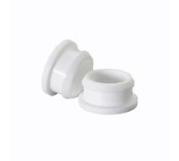 10Pcs 2.5-50.207Mm Silicone Rubber Snap-On Hole Plug Blanking End Caps Seal Stopper,Seal Plugs(Grey,A 3.5Mm(Solid))(White,A 9.5Mm)