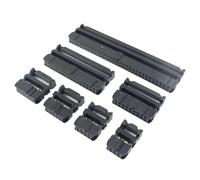 10pcs 2.54mm 6/810/12/14/16/18/20/24/26/30/34/40/44/50/64 Pin FC IDC Female Header Socket Connector for 1.27mm Pitch(12P)