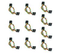 10pcs 2.54mm jumper wire with 22AWG cable with pre-crimped 22AWG cable for hearing device and circuit assembly