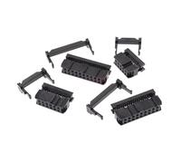 10PCS 2.54MM Pitch 6 Position 8 10 12 14 16 18 20 24 26 30 34 40 Pin Female IDC Socket IDC Connector Ribbon Cable(FC-50P)