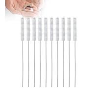 10pcs 2.5mm Hearing Device Vent Brush Professional Nylon Hair Hearing Device Tube Cleaning Tool Accessory