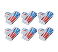 10Pcs 2 in 10 Out Mini Electrical Wire Connectors DIY Splicing Butt Terminal Block Connectors Compact Splicing Connectors