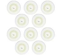 10pcs 2 Inch Nylon Caster Wheel, Nylon Round Pulley Roller with Anti - Skid Tread, 20kg Load Capacity, Ultra Quiet for Small Flat Carts and Product Support Brackets
