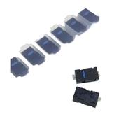 10Pcs 2-pin blue dot switch D2LS-21 5 million click life 0.74N D2LS 21 left and right side keys IDGTTLDF