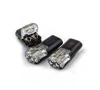 10PCS 2 pin Pluggable Wire Connector Quick Splice Electrical Cable Crimp Terminal for 22-18AWG Car LED Strip Automotive Wiring IDGTTLDF