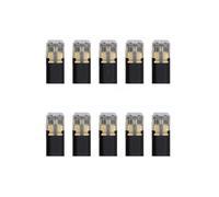 10pcs 2 Pin Way Plug Waterproof Electrical Connector Strip Terminal Connection No Soldering or Wire Stripping Required