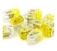 10pcs 2-Way Push In Terminals Wire Connectors HelaCon Plus Mini