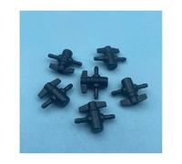 10PCS 2 Ways Ink Tube Switch Ciss Bulk System Manual Valve Fit For Epson I3200 4720 XP600 TX800 DX5 Printhead Stop Valves(Black 4x3mm 5x3mm)
