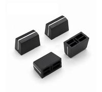 10PCS 20 * 10 * 13mm mixer fader knob Mixer volume fader cap straight slide potentiometer push key cap inner hole 4MM