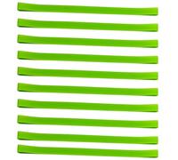 10pcs 200MM Green Silicone Rubber Bands 1CM Silicone Elastic Ties For Beach Chair Books Binding Belt,Ties,Box Wrapping Bands For Office Supply