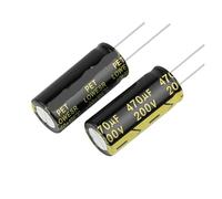 10Pcs 200V470UF 18x40 Aluminum Electrolytic Capacitor High Frequency Low ±10% 2000Hours 105℃ DIY Capacitors BIANMTSW