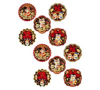 10Pcs 2025 Snake Year Glass Door Decal for Holiday Decoration Chinese New Zodiacs Festival Window Sticker Clings Snake Window Clings