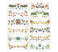 10pcs 2026 USA-Canada-Mexico World Cup Cheer Squad-Themed Face Stickers and Temporary Tattoos(B)