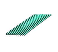 10pcs 20cm Car Air Conditioner Outlet Decorative Universal Pvc Trim Decoration Strip Styling Accessories For All Models Car Moulding Strip(GREEN)