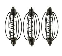 10pcs 20G/25G/30G Carp Fishing Feeder Throw Bait Cages Metal Fishing Spring Sinker Inline Method Feeder Carp Fishing Tool For Luring Catfishes Carp Accessories