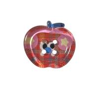 10PCS 20MM Acrylic Button 4 Hole Sewing Button Fruit Shape Craft for Sewing Craft Clothes Knitting Dressmaking Colorful Decoration