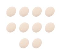 10pcs 20mm Round Linen Fabric Covered Buttons DIY | Colourful Four-hole Design, Easy to Sew, Handmade Friendly, for Crafters, Home Sewing and Scrapbook Decoration