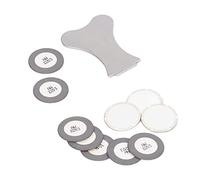 10PCS 20MM Ultrasonic Mist Maker Ceramic Disc, Fogger Replacement Discs with Wire & Sealing Ring for Humidifier, Dust Collector, Sterilizer, Atomizer
