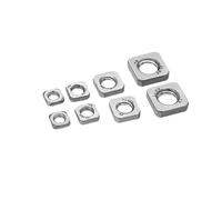 10pcs/20pcs/50pcs/100pcs DIN562 Thin nut M3 M4 M5 M6 M8 M10 stainless steel square thin nuts(50PCS,M6)