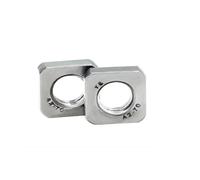 10pcs/20pcs/50pcs/100pcs Thin nut M3 M4 M5 M6 M8 M10 stainless steel square thin nut nuts(10PCS,M4)