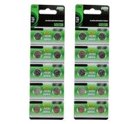 10pcs/20pcs AG10 LR1130 Coin Cell Batteries 1.55V Long Lasting Power Alkaline Button Coin For Calculators And Toy