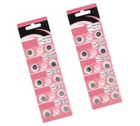 10pcs / 20pcs AG5 LR754 Alkaline Button Cell Batteries, 20, A | Compact Size Metal AG5 LR754 Batteries for Travel and Everyday Use, Long Lasting Power for Small Electronic Devices