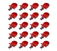 10pcs/20pcs Pet Bird Chicken Feeders Water Drinking Cup Bird Small Chicken Water Cups Feeders Feeding Tool Dispenser Cups Dispenser For Cage For Coops