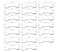 10pcs/20ps Christmas Dog Bone Sublimation Blank Pendant Acrylic Material Sublimation Dog Bone Decoration Double Sublimation Blank Decoration Unfinished Pendant Fir Garland Crafts (C, A)