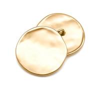 10Pcs 21/25/30mm Irregular Gold Buttons for Shirt,A Matt Gold,21mm