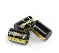 10Pcs 2200UF Aluminum Electrolytic Capacitor Kit 80V2200UF 22x30 High Frequency Low Capacitors Assortment Box Kits