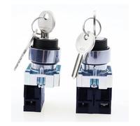 10pcs 22mm 220VAC Rotary Selector Switches XB2-BG21 XB2-BG53 XB2-BG33 Rotary Key Lock Select Switch 400VAC 16A EFDSVUHE(XB2-BG33)