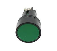 10pcs 22mm Momentary Mini Push Button Switch Circular Screws Flat Round Red Green Blue NO + NC XB2-EA142 XB2-EA131 XB2-EA121 (Color : Green-NO.NC, Size : 10pcs)