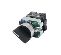 10PCS 22mm XB2-BD21 BD41 BD25 BD35 BD45 BD53 1NO/2NO/1NO1NC 2/3 Position Self locking/self resetting selector Knob switch(XB2-BD53)