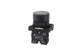 10pcs 22mm XB2-EA Plastic Push Button Switch Start Stop Black White Arrow 10A 415V Self-reset/Momentary Symbol Button Switch(XB2-EA21 black 1NO)