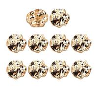 10Pcs 23mm Fashion Gold Metal Buttons,Zinc Alloy Irregular Vintage-Style Design Button,Beautiful Gold Color Shank Button Set,Coat Accessories for Cardigans,Coats,DIY Crafts