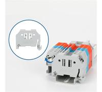10Pcs 249-117 End Bracket 249 117 For Mini Wire Electrical Connector 35mm Wide DIN Rail Terminal Block Accessories End Stop